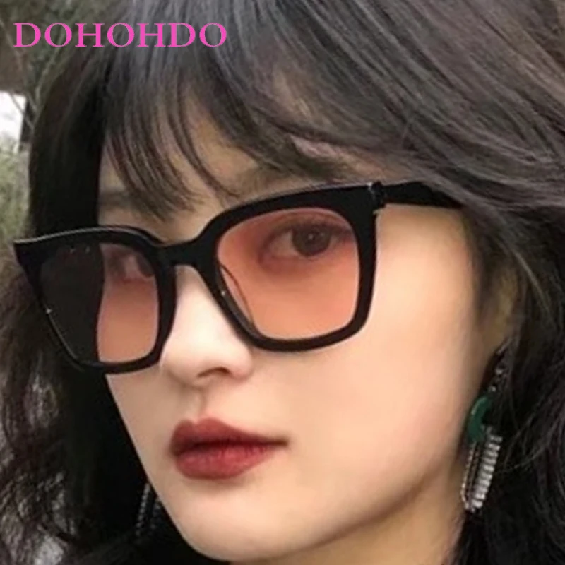 

Trendy Square Frame Women's Sunglasses Brand Designer Men's Sunglass Outdoor Driving Traveling Vintage Eyeglasses UV400 Unisex
