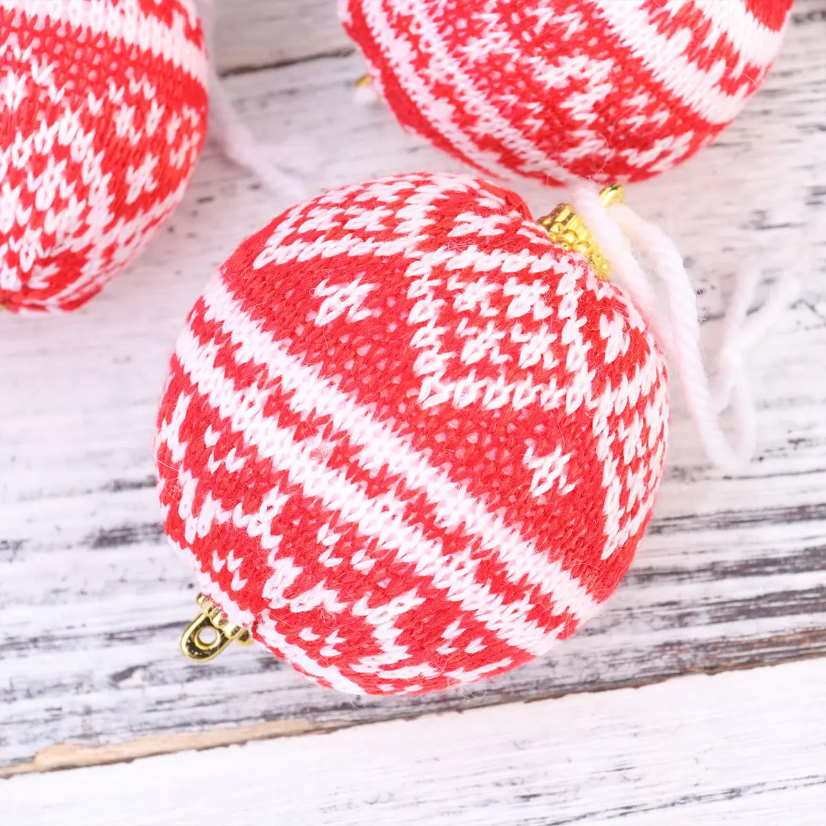 

10Pcs Christmas Tree Hanging Decorations Red Ball Pendant Creative Xmas Festival Hanging Ornament Party Home Adornment