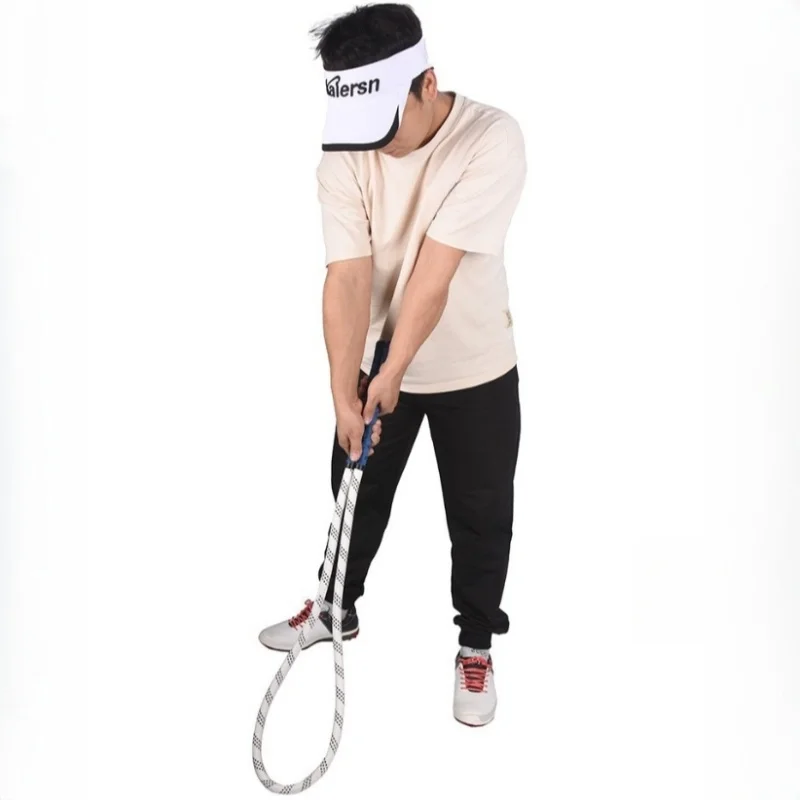 

Golf Fitness Rope Power Swing Rope Improve Swing Speed Strength Rhythmic Training Indoor and Outdoor Exerciser