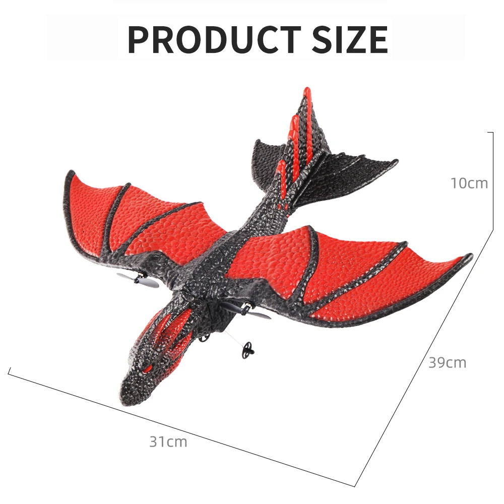 Z60 RC Plane 2.4G Simulated Flying Dragon Aircraft Remote Control Flying Model Glider Airplane EPP Foam Toys For Children Gifts