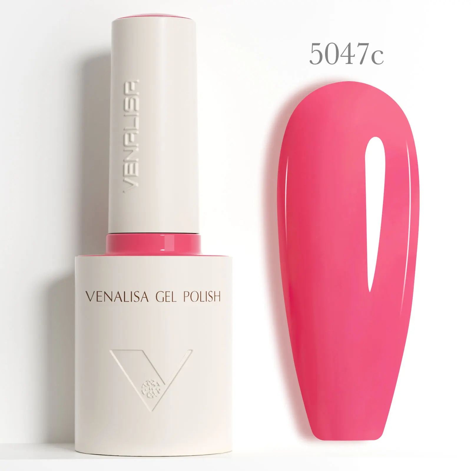 10ml Venalisa TPO Gratis Nagelgel Polish Bloedrood Semi Transparant Semi Permanent Vegan Soak Off UV LED Ronde Vorm Borstelgel