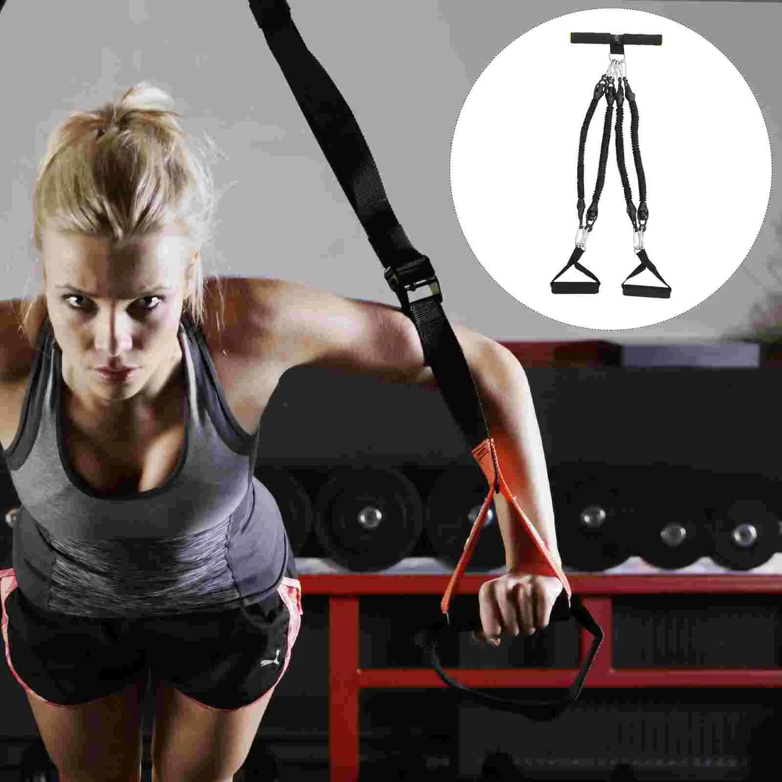 

Pedal Tension Rope Sit up Pull Exercise Equipment Elastic Resistance Band Puller Pendal Curly Bodybuilding Expander