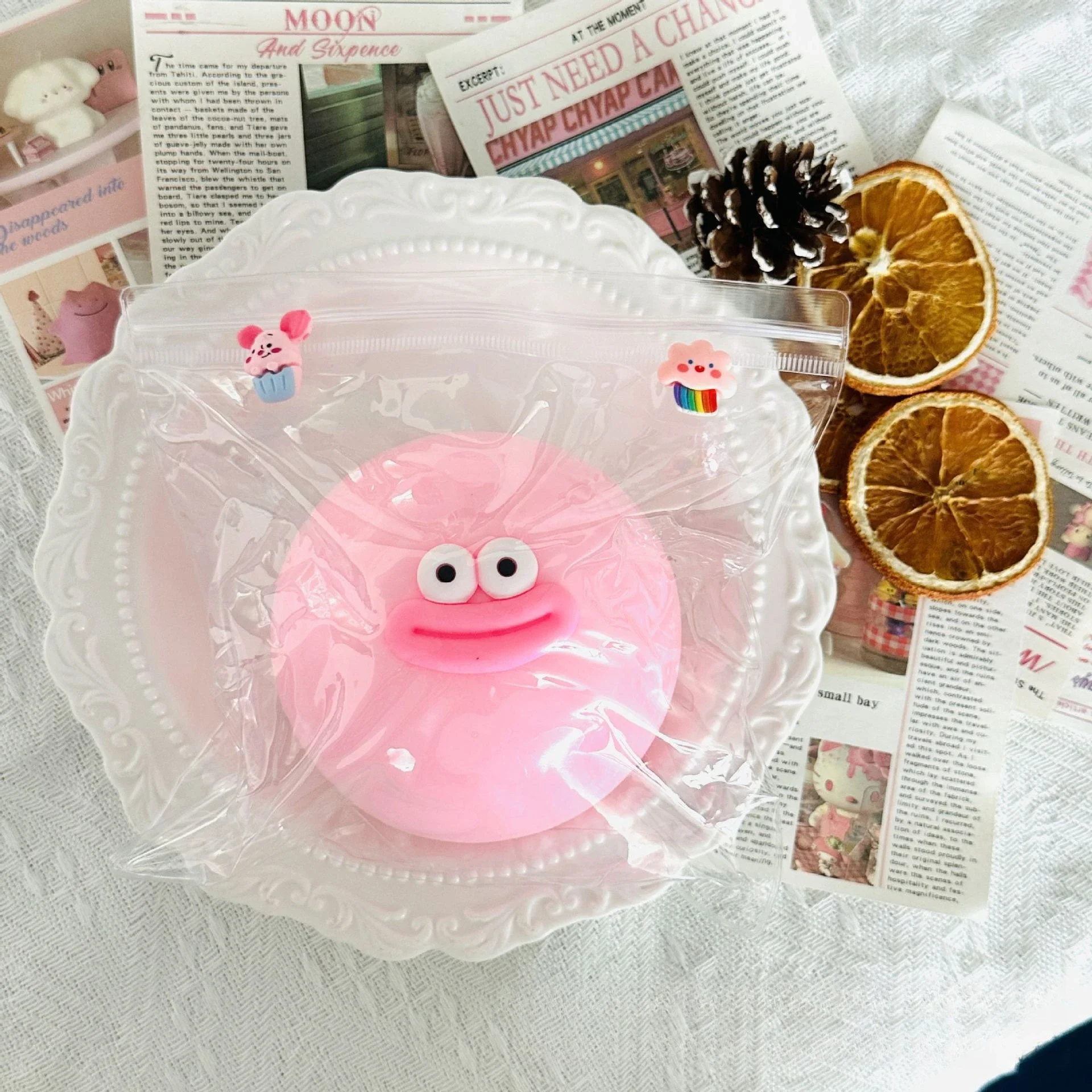 Big Mouth Mantou Stressabbau-Spielzeug Quetschbälle Stressabbau-Quetschspielzeug Langsam Rückfedernde Sensorische Fidget-Spielzeuge – Detail 1