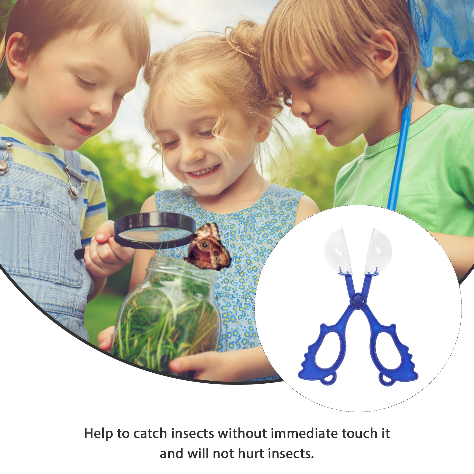 

5pcs Scissors Catching Aid Kids Toy Clamp Educational Fun Insects Catch Clamp Friendly Outdoor Bug Scooper