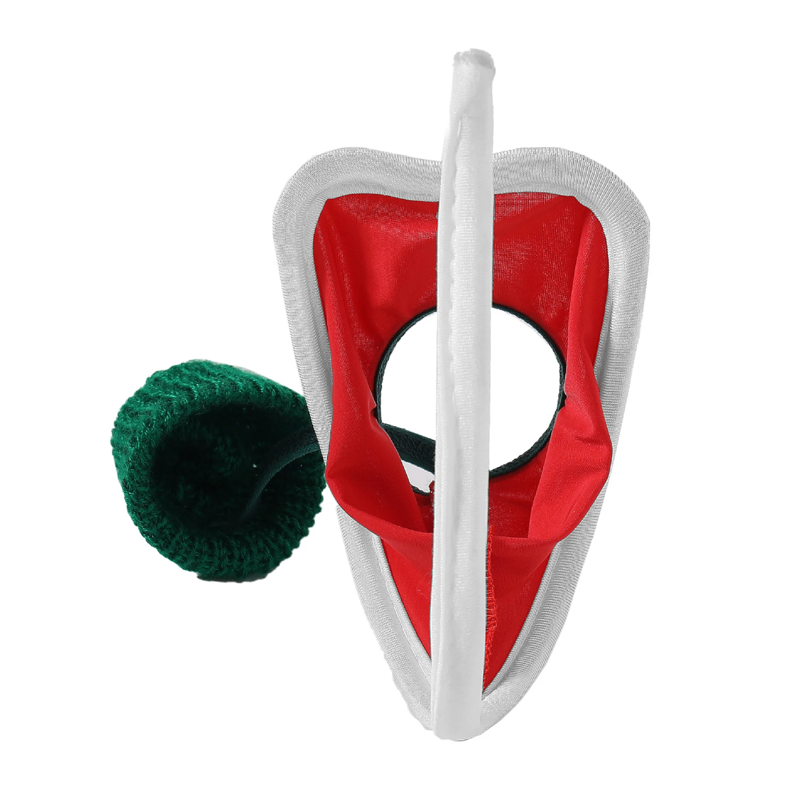 ملابس داخلية مثيرة للرجال لعيد الميلاد على شكل حرف C ملابس داخلية مجوفة من الأمام مع قبعة صغيرة ملابس داخلية لألعاب الزوجين الليلية للمواعدة #3