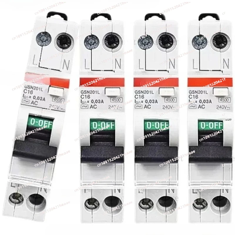 Suitable for l Current Breaker Type   Electronic GSN201L 1P+N 6A 10A 16A 20A 25A