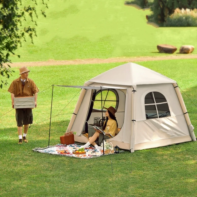 4 Season Waterproof Inflatable Camping Tent Windproof Outdoor Air Tent