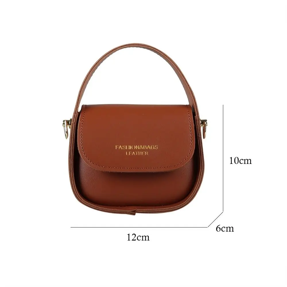 Solid Color Shoulder Bags Fashion PU Leather Messenger Bags Crossbody Bags Female