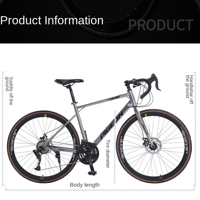 New road bike outdoor sports variable speed mountain 24 inch cycling 700c road bikes