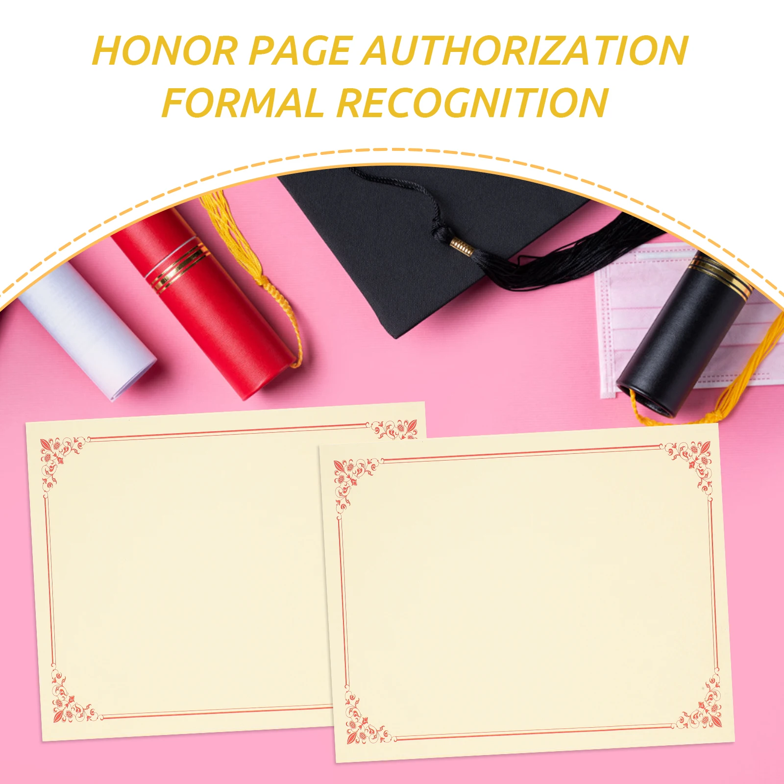 

10 Pcs Blank Certificate Paper Diploma Award Gift Business School Student Graduation Printable Writable Long Lasting Special