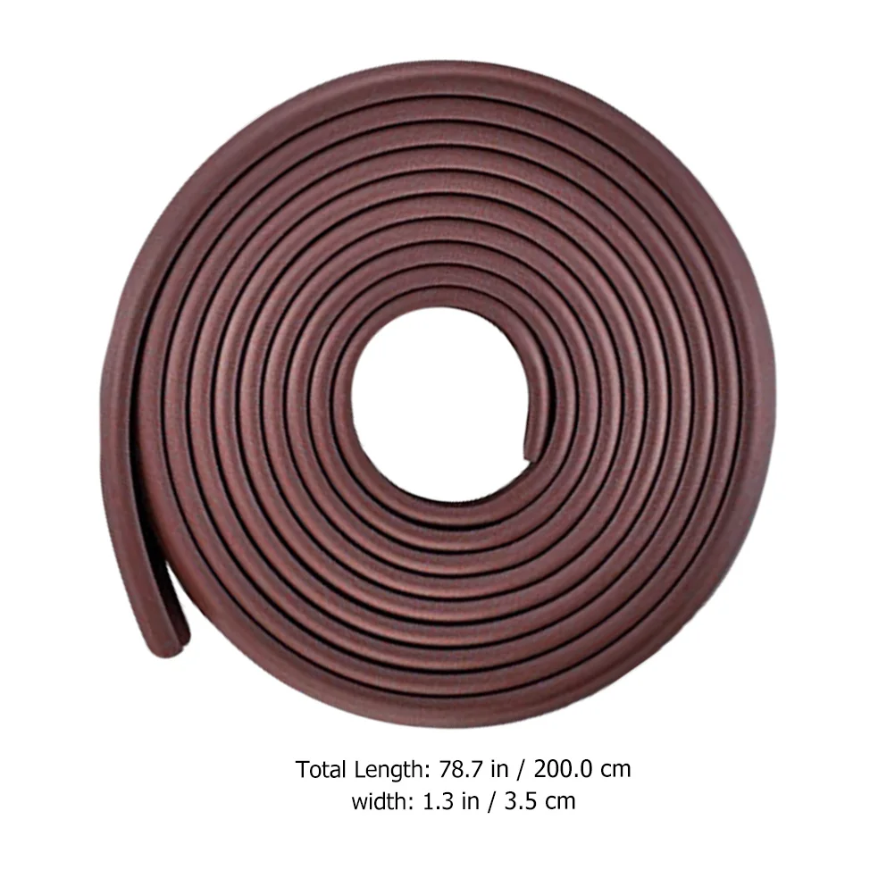 مصد زاوية حماية للحواف المقاومة للأطفال بطول 2 متر لطاولة الأثاث وحماية سلامة الحائط ومواد Nbr #6