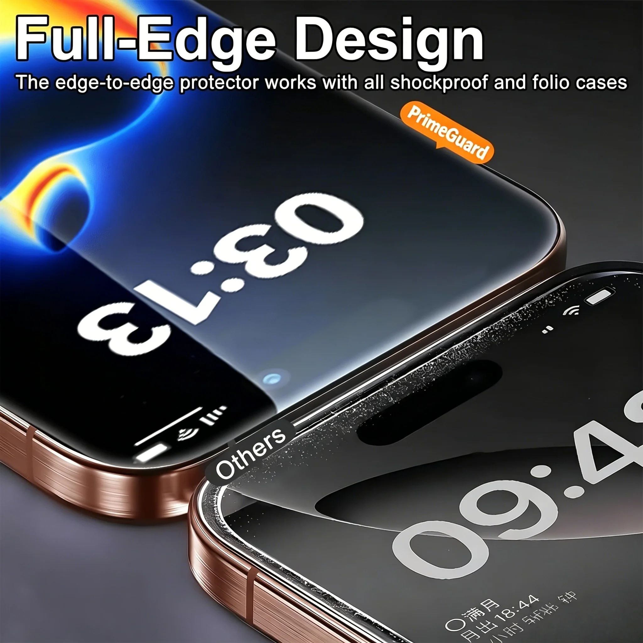 Oleophobic Coating Dust Free Easy Installation Screen Protector For iPhone DUO18 17 11 13 12 15 Pro Max Mini 14 16 Plus Glass