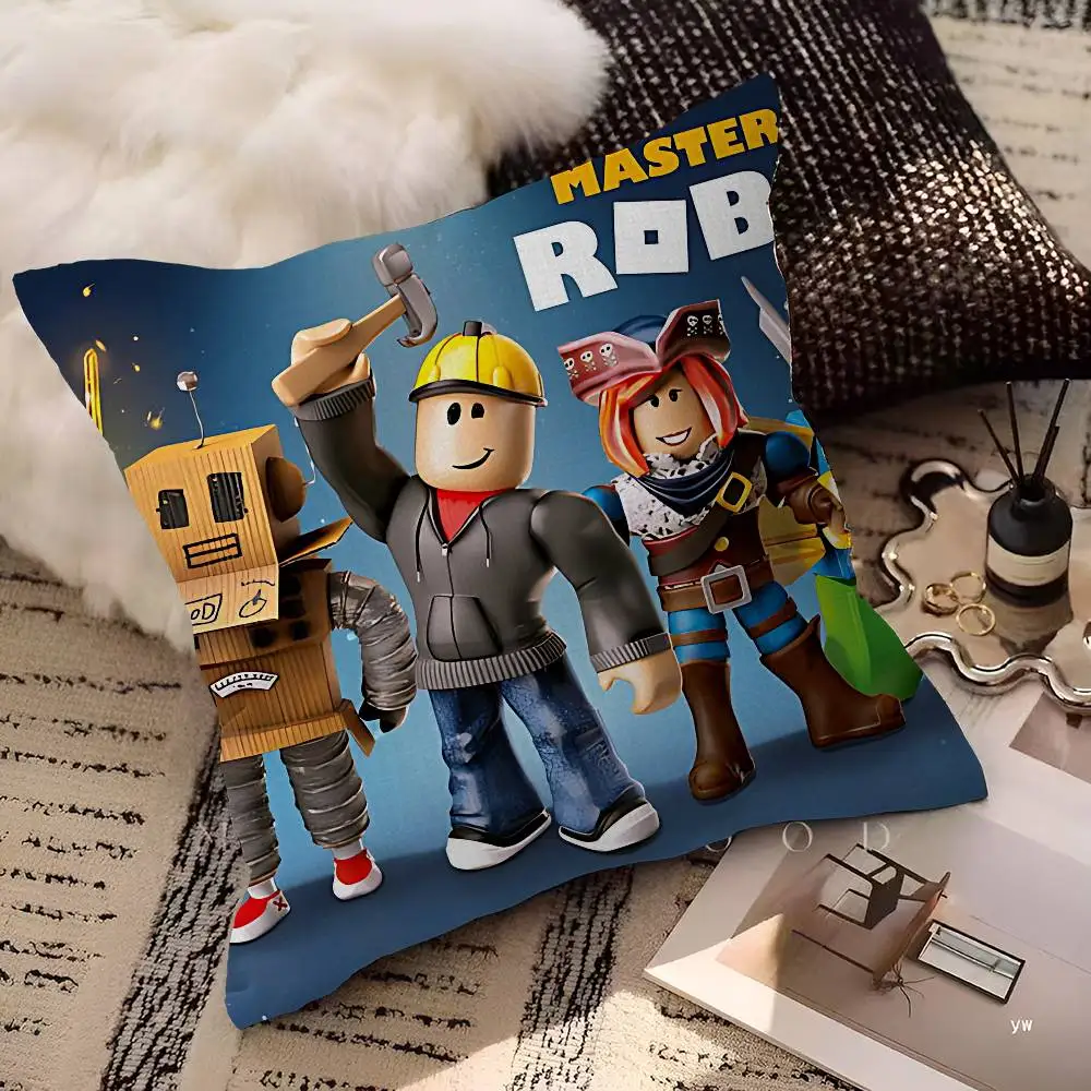 Hot Game-R-Robloxs Pillowcase toon Gift Cushion Cover Bedroom Home Sofa Chair Seat Decor pillow case