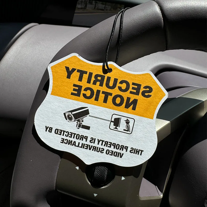 This Property Is Protected by Video Surveillance Intercontinental Hotel (Hotel Fragrance) Car Air Freshener |   Rearview Mirror Hanger & Dual-Purpose Air Vent Clip |   Natural Material Aromatherapy Tablets |   Long-Lasting Fragrance for 90 Days |   Alcohol-Free |   Not Afraid of Direct Exposure to the Sun |   Designed Specifically for Use in Cars, Wardrobes, and Bathrooms.