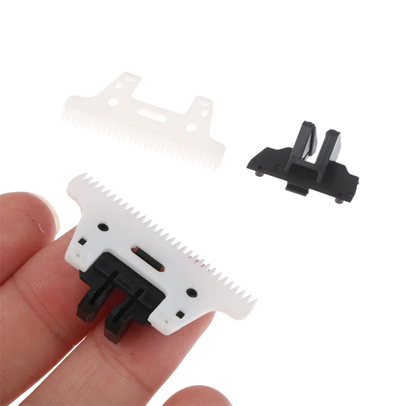 Professionele originele keramische messnijder Clip Draadloze 2-gats tondeuse Fit tondeuse Trimmer Baardaccessoires