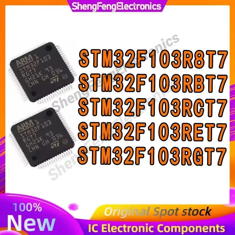 

STM32F103R8T7 STM32F103RBT7 STM32F103RCT7 STM32F103RET7 STM32F103RGT7 STM32F103 STM32F STM32 STM IC MCU Chip LQFP-64 in Stock