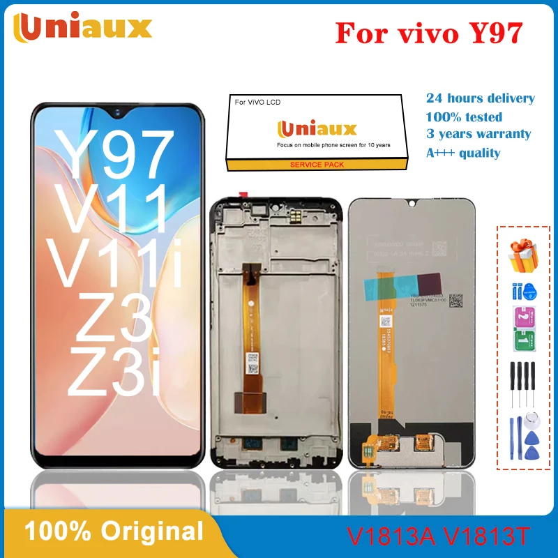 

6.41" Original AMOLED For Vivo iQOO / V11 / V11 Pro 1804 / X21s / X23 V1809A LCD Display Touch Screen Digitizer Assembly