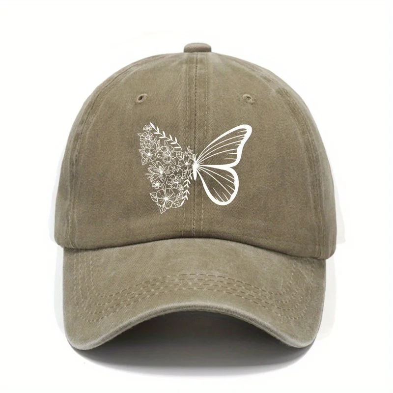 Ladies' Adjustable Vintage Washed  Cap. It Is Lightweight And Breathable, Suitable for Outdoor Activities In Spring