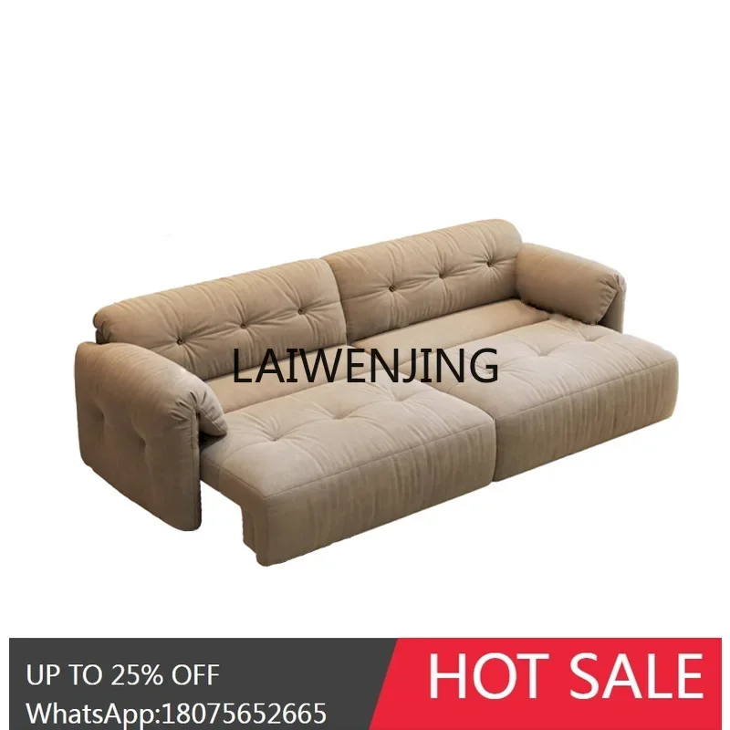 

T9-cloud sofa living room simple telescopic fabric lazy multi-functional sofa bed dual-purpose