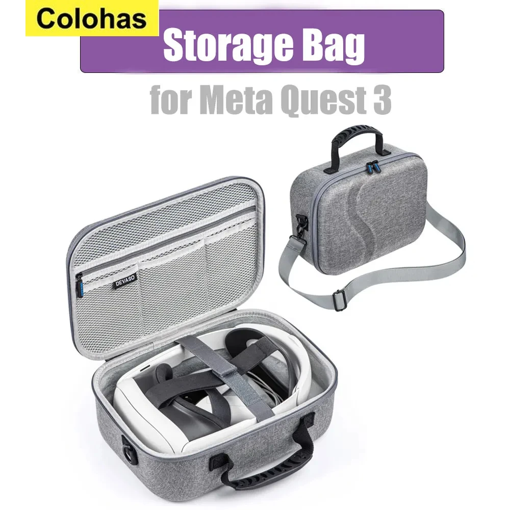 

For Meta Quest 2/3 Storage Case VR Glasses Accessories Travel Carrying Case Portable Handheld Storage Bag