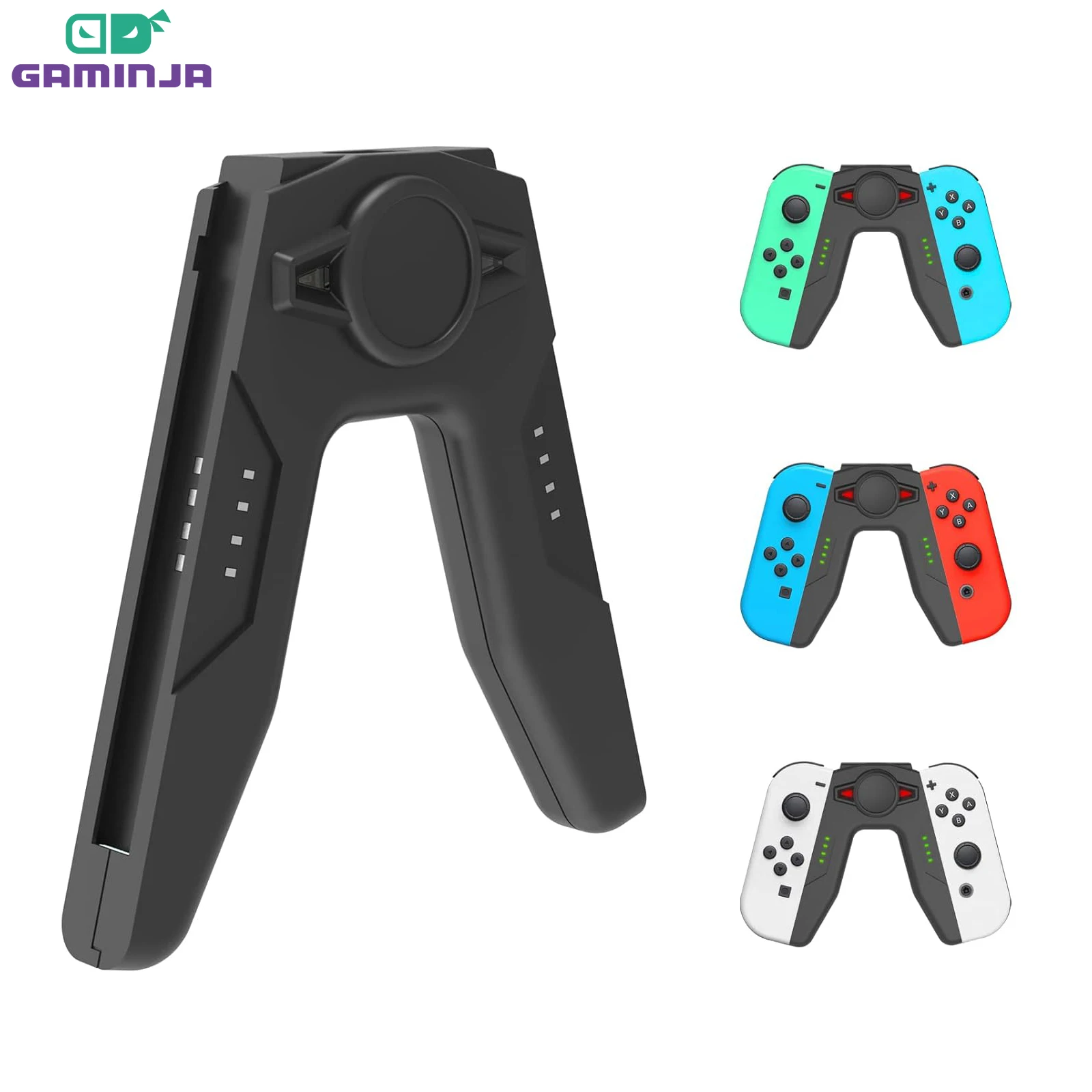 GAMINJA For Nintendo Switch Joy Con Controller Charger Bracket With Switch Indicator Ligh For Switch JoyCon Charging Controller