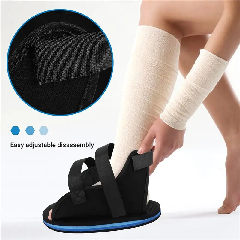 ABUU-Post Op Shoe Foot Fracture Support Shoes Walking Shoe For Foot Injuries Stable Ankle Joints Recovery Pain Relief