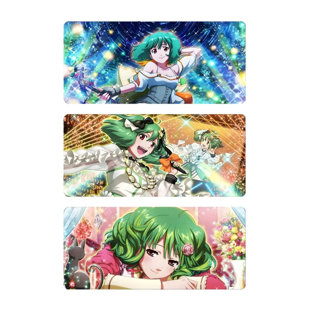 Anime Character Macross Frontier Ranka Lee Mouse Pad Mousepad Large Gaming LockEdge Thickened PC Table Desk Mat