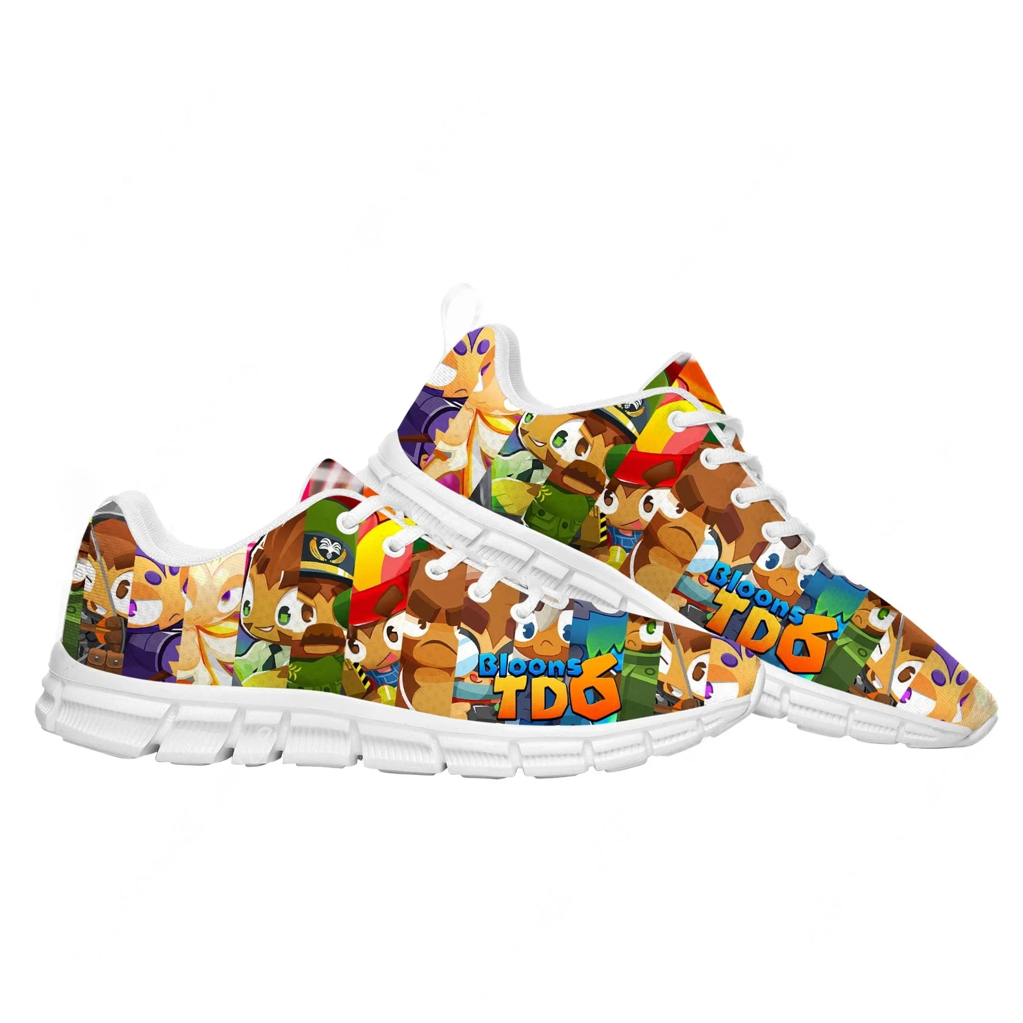 

Спортивная обувь Bloons TD6 для мужчин, женщин и подростков, кроссовки на заказ, повседневная обувь, изготовленная на заказ, высококачественная обувь для пар