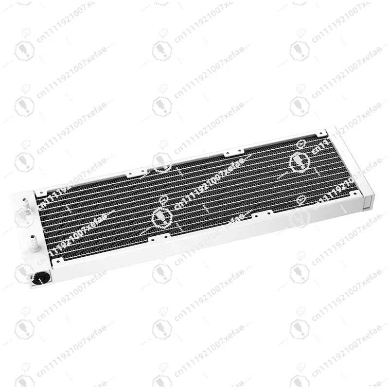 White 360 Degree Rotating Cooler Fan with 2.8-inch LCD Display Full Speed Range Low Noise Level for Desktop CPU Heat Dissipation