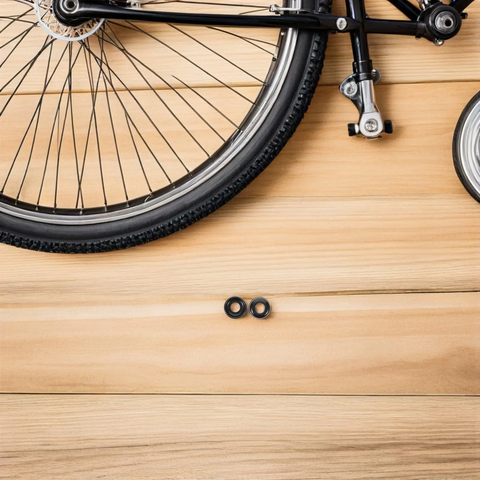 

50Pcs Bicycle Hub Cups Precision Machined Metal Hub Washer Repair for Front Wheel Bearing Assembly Shock Absorption Seal