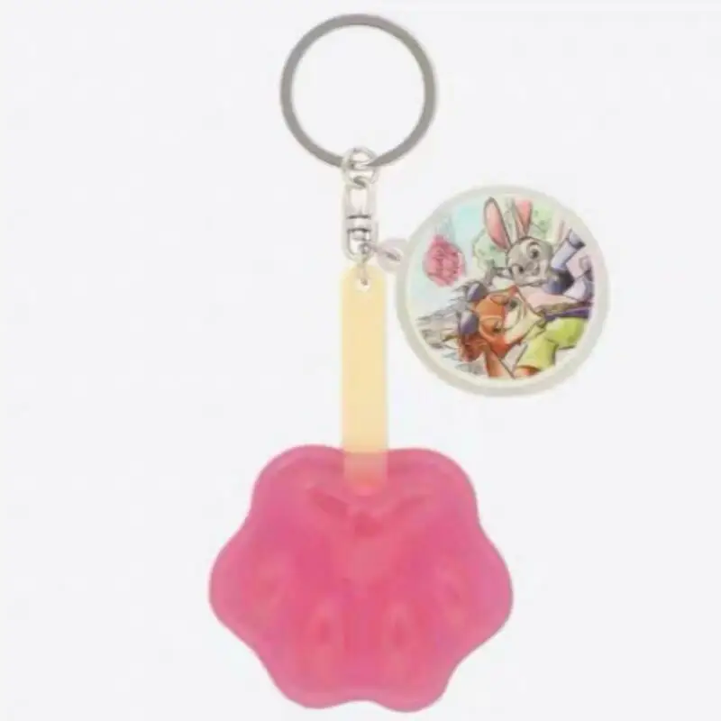 

Disney Zootopia Judy Nick Cartoon Keychain Backpack Pendant Anime Peripheral Claw Popsicle Keychain Birthday Gifts for Girls Boy