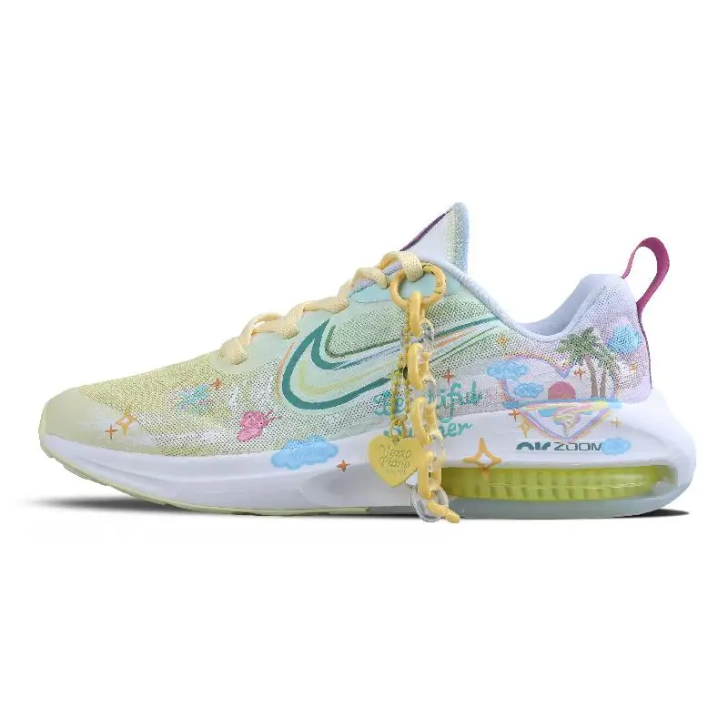 

【Customize】Nike Air Zoom Arcadia 2 Running Shoes Women's Low-top White Sneakers shoes DM8491-100