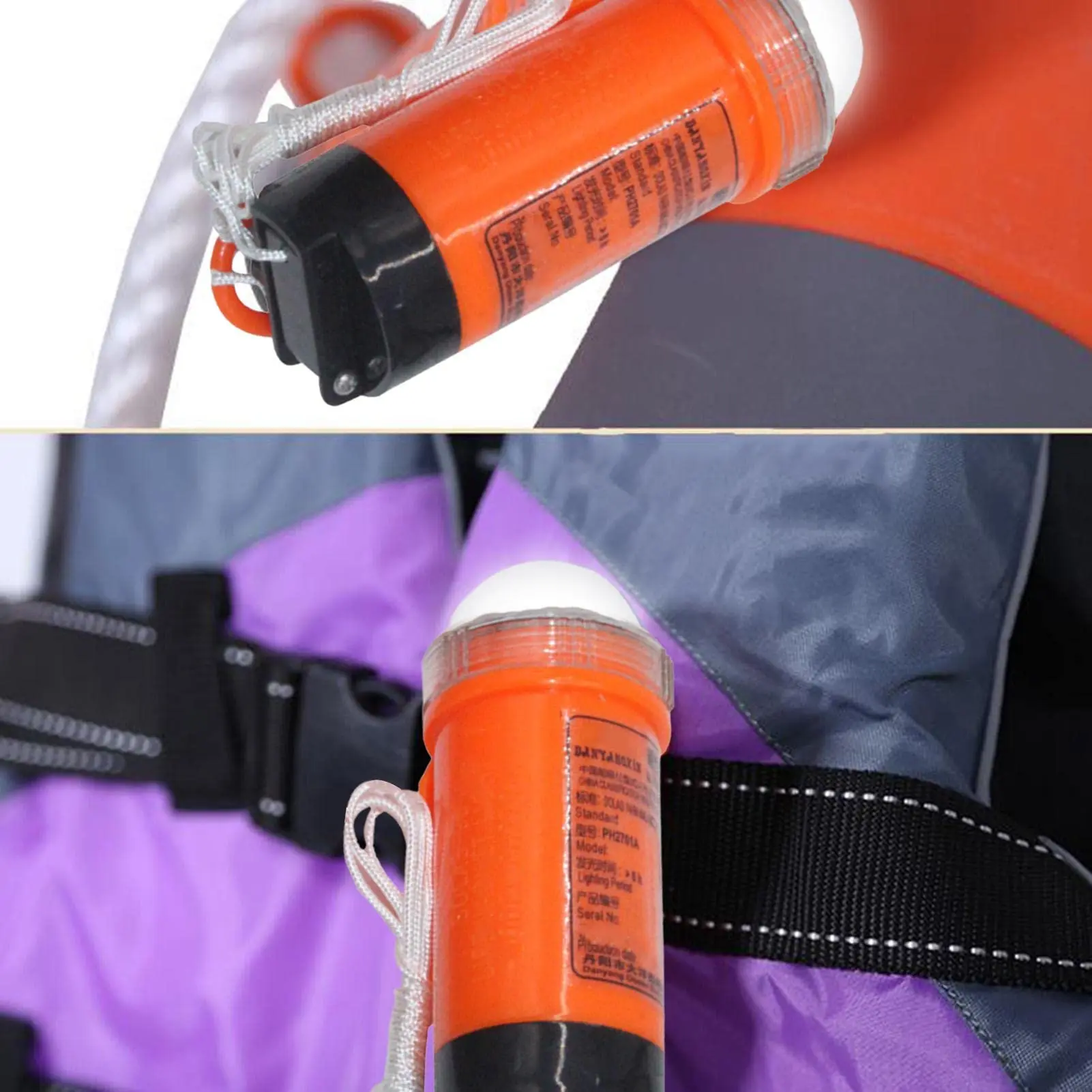 Emergency Strobe Lights Marine, Bright Safety Strobe Light, Easily Attaches to Life Vest, Jacket, and More for Increased Visibil