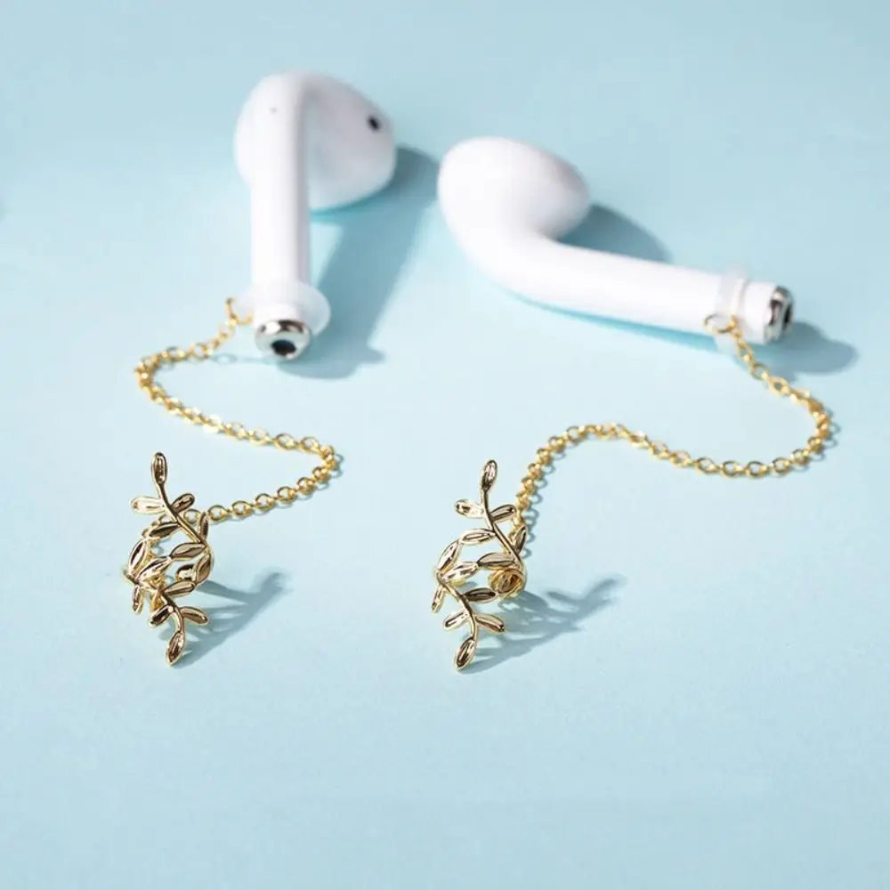 Stainless Steel Anti-Lost Earrings Wireless Anti-Lost Earphone Holder Clip Jewerly Earbuds for AirPods Pro 2/AirPods 3 2 1
