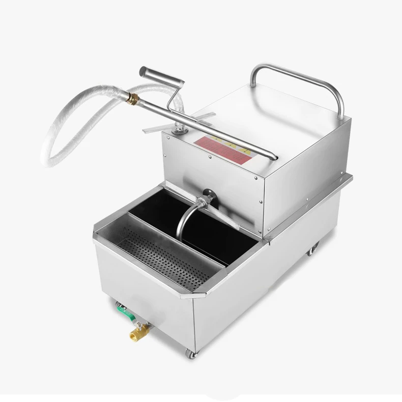 Equipo Purificador de Aceite para Máquinas, Filtro Móvil para Freidoras, Sistema de Filtrado de Aceite de Cocina, Purificador de Aceite Vegetal Residual