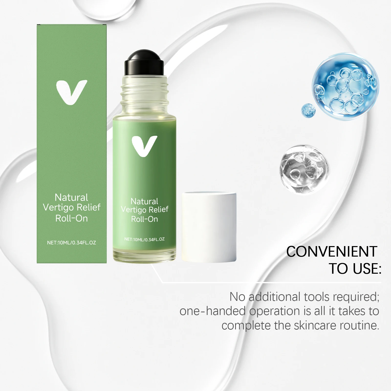 Vertigo Relief Roll On Migraine Relief Relax Brain Reduce Muscle Tension Relieve Stress Pain Ease Motion Sickness And Nausea