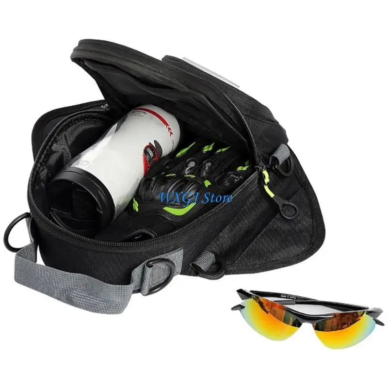 

37JE Nylon Motorcycle Bag with Touch Control Phone Pocket And Multiple Storage Compartments For Riders