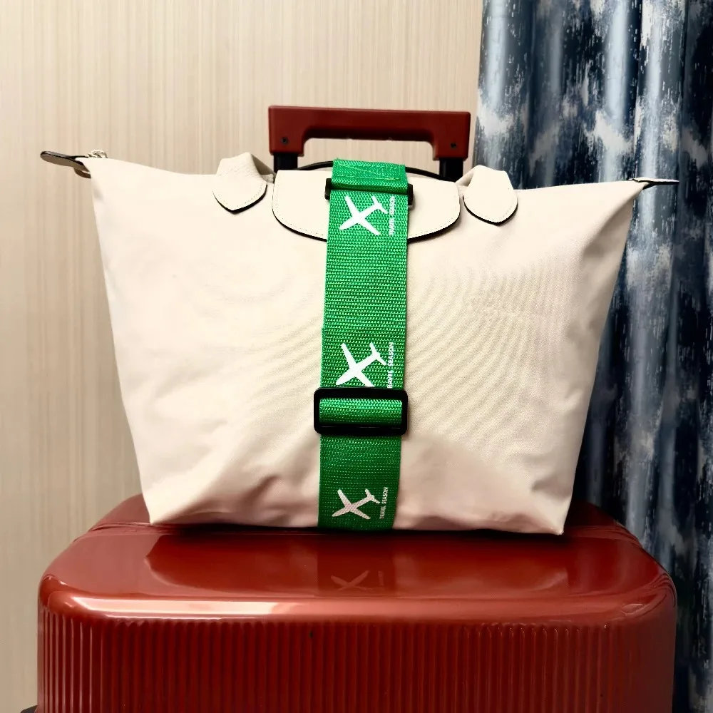 

Прочный нейлоновый фиксированный ремень для багажа с принтом самолета, красочный фиксированный ремешок, износостойкий ремень для багажа для путешествий