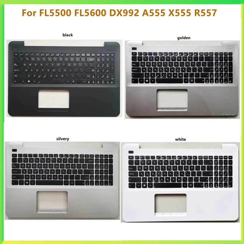 For ASUS FL5500 FL5800L FL5600 DX992 A555 X555 R557 VM510L VM590L Series Laptop Top Case with Keyboard