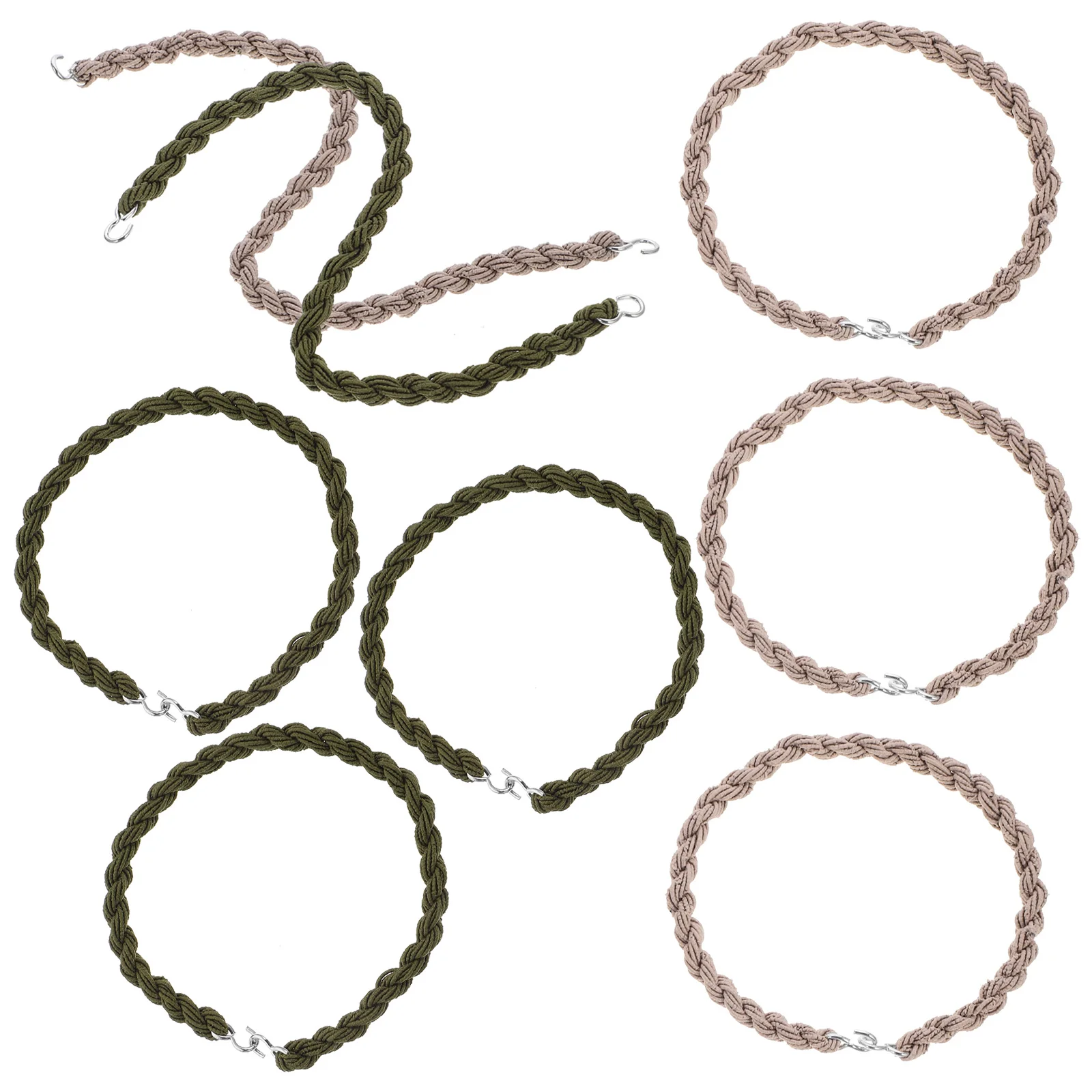 

8pcs Elastic Bands Lightweight Straps Outdoor Leggings Ropes Cycling Boot Supplies For Sand Dirt Protection