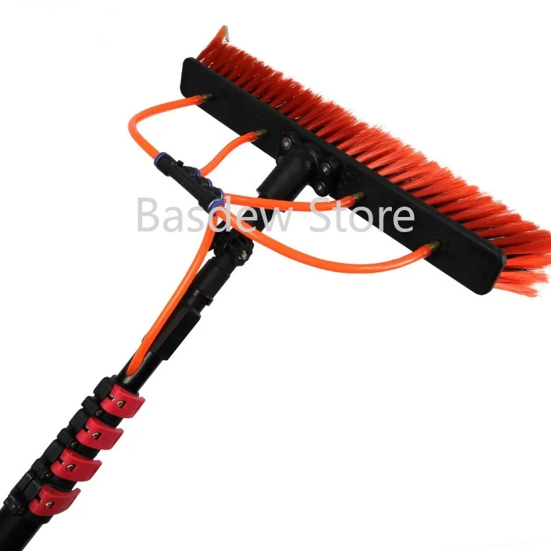 Solar Photovoltaic Panel Cleaning Tool 9 M Cleaning Tool Kit Bucket Water Brush