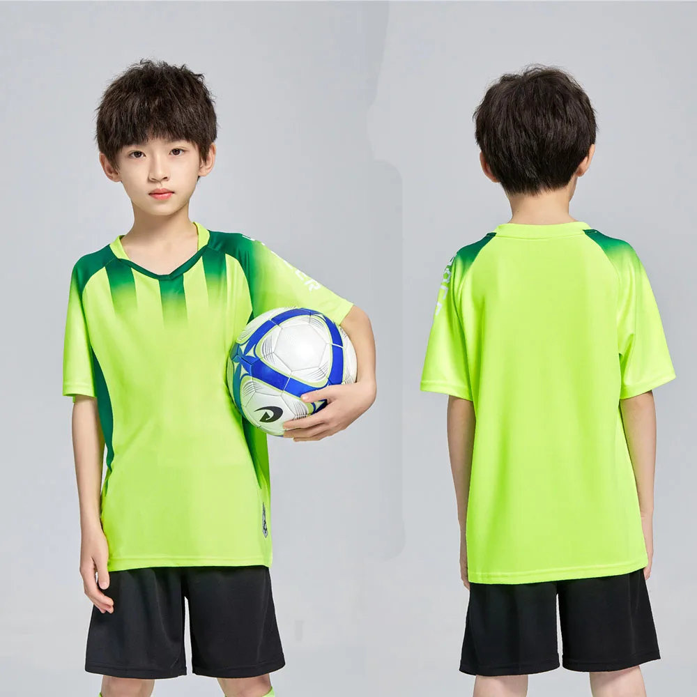 Child Soccer Jerseys Sets Boys&Girls Football Shirts Sportswear Youth kids Football Training Uniforms Tracksuits with Socks