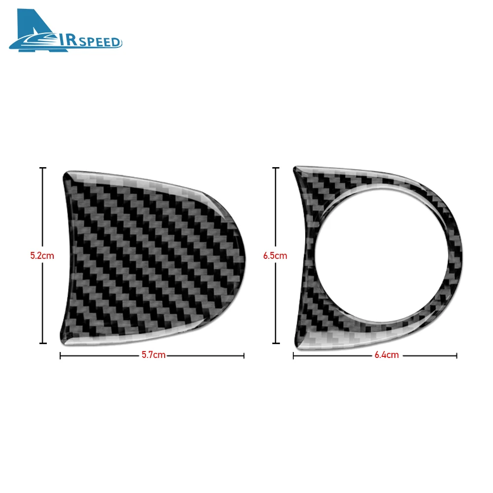 Soft Carbon Fiber Sticker For Subaru Crosstrek 2018-2023 Impreza 2017 2018 2019 2020 2021 2022 2023 Car Ignition Key Hole Trim