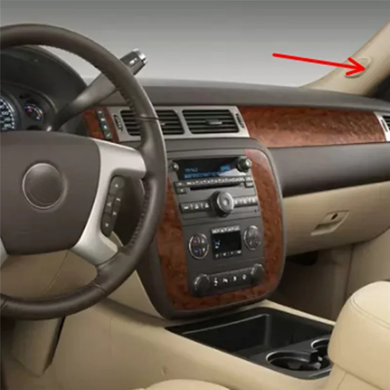 

A30F-Car Mirror Trim Triangle Cover 25838246 25838245 For Silverado GMC Sierra 2007-2014 Door Inside Triangle Caps