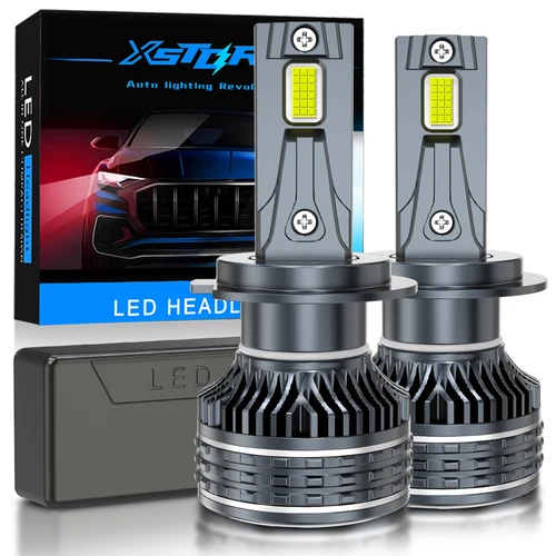 XSTORM faro de coche H1 H4 H7 LED H8 H11 9005 HB3 9006 HB4 9012 Hir2 bombilla Led Canbus luz Kit de automóvil H7 Turbo lámpara antiniebla de coche