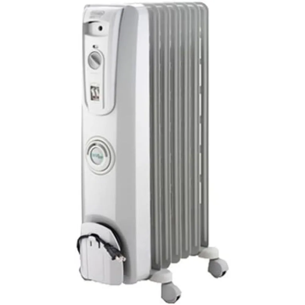 Oil filled Radiator Heater, 1500W Electric Space Heater for indoor use, quiet portable room heater, Energy Saving