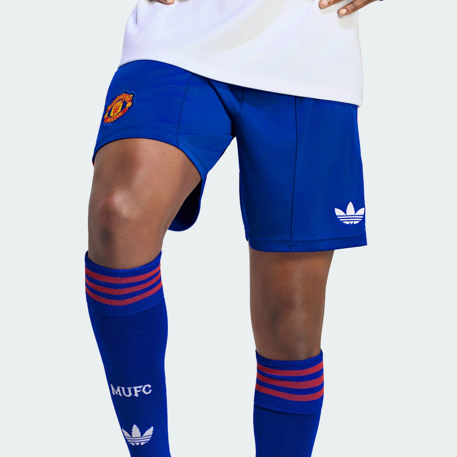 Adidas genuine clover men's classic and fashionable sports football shorts KA6862