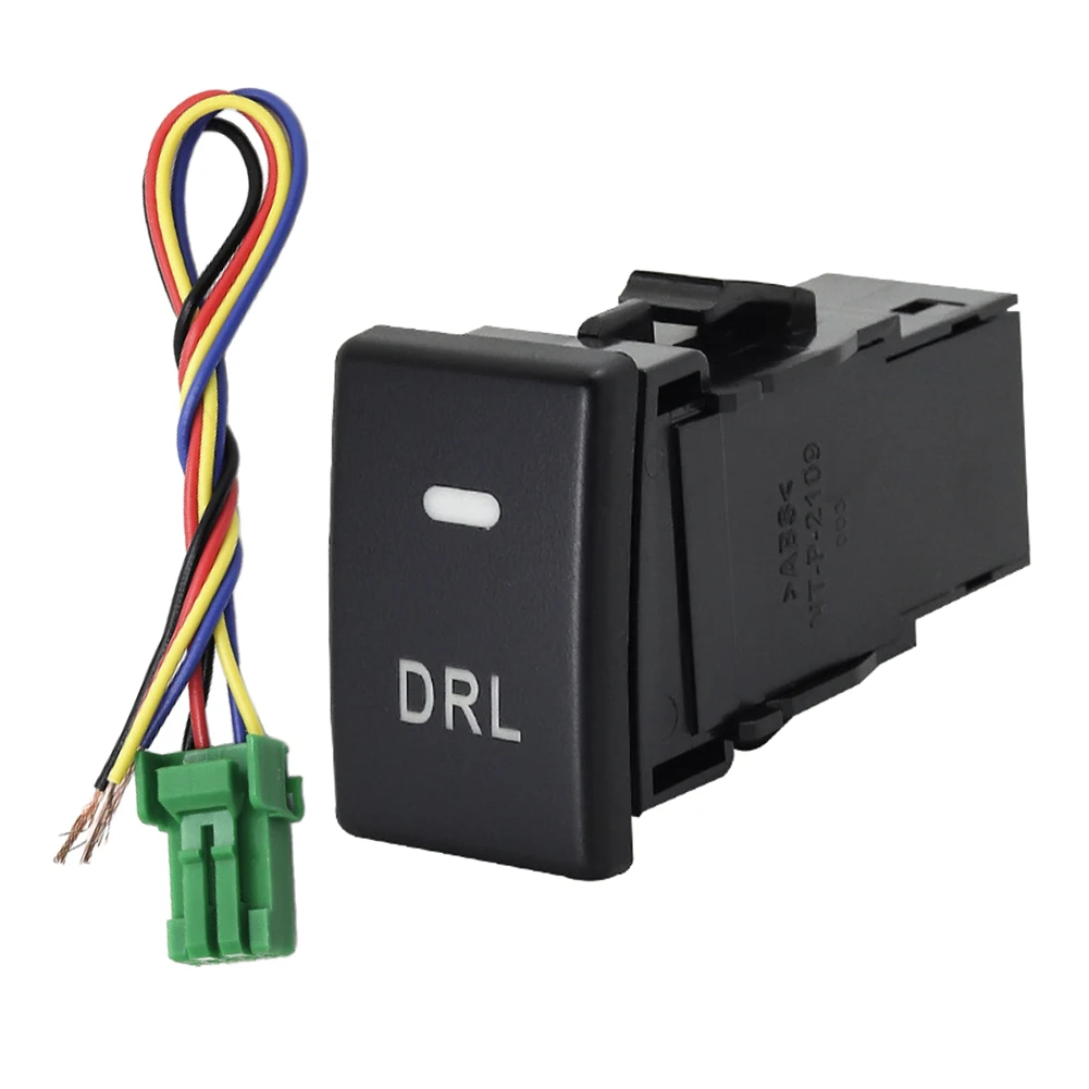 

Кнопочный переключатель DRL со светодиодным фоновым индикатором и проводом 12 В 3 А, подходит для Holden Colorado Isuzu MU-X D-MAX V-Cross