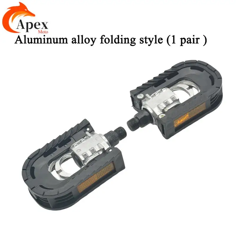 Durable for Bicycle Electric Bicycle Electric Motorcycle Accessories Plastic Pedal High Quality Aluminum Alloy Foldable Pedal