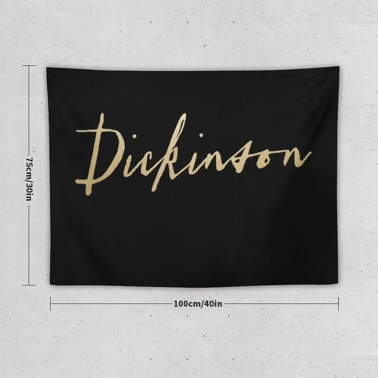 Dickinson logo Tapestry Outdoor Decoration Decoration For Bedroom Bedrooms Decorations Tapestry